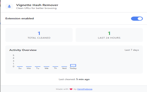 Vignette Hash Remover (TR)  from Chrome web store to be run with OffiDocs Chromium online