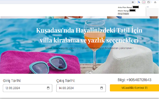 Villa Kiralama App  from Chrome web store to be run with OffiDocs Chromium online