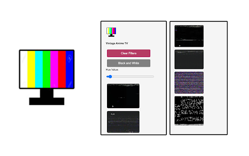 Vintage Anime TV  from Chrome web store to be run with OffiDocs Chromium online