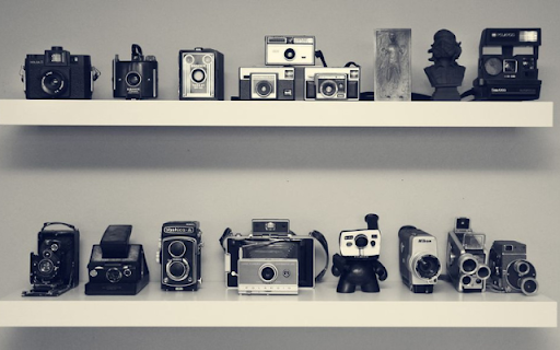 Vintage Camera Collection  from Chrome web store to be run with OffiDocs Chromium online
