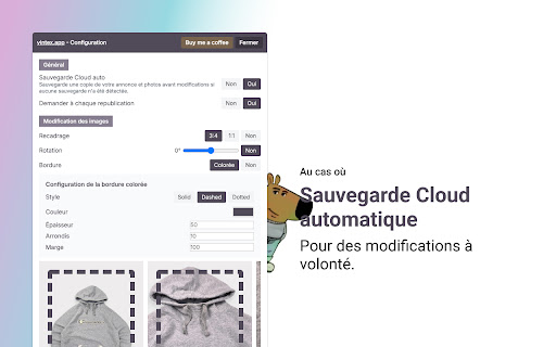 Vintex — Votre assistant Vinted Bot  from Chrome web store to be run with OffiDocs Chromium online