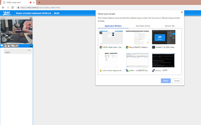 Viom Screen Capture  from Chrome web store to be run with OffiDocs Chromium online