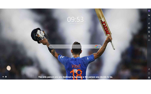 Virat Kohli MeaVana  from Chrome web store to be run with OffiDocs Chromium online