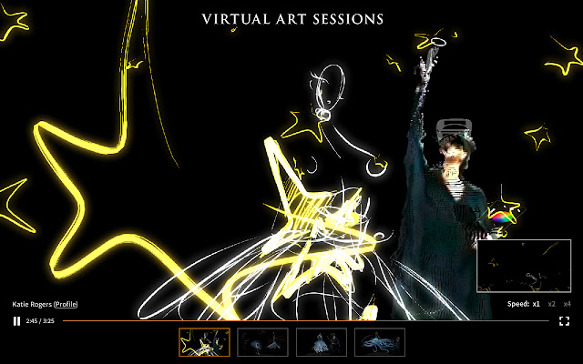 Virtual Art Sessions  from Chrome web store to be run with OffiDocs Chromium online
