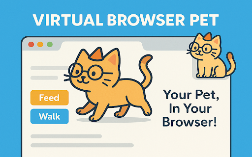 Virtual Browser Pets  from Chrome web store to be run with OffiDocs Chromium online