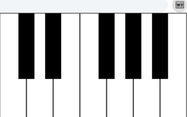 Virtuelles Klavier aus dem Chrome-Webshop zur Ausführung mit OffiDocs Chromium online