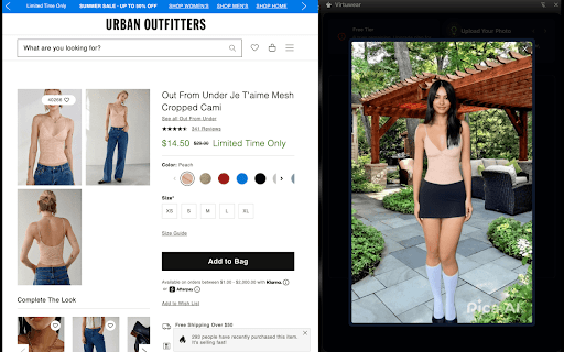 Virtuwear  from Chrome web store to be run with OffiDocs Chromium online