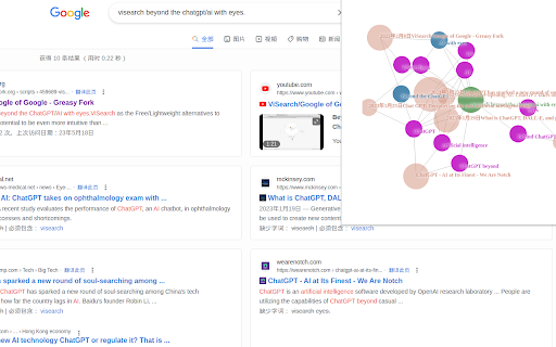 ViSearch with Google/ChatGPT/Baidu/Google Maps  from Chrome web store to be run with OffiDocs Chromium online