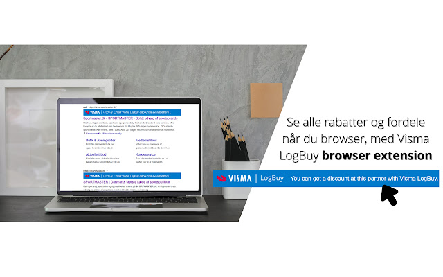 Visma LogBuy  from Chrome web store to be run with OffiDocs Chromium online