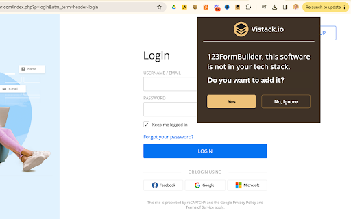 Vistack.io: SaaS Management Platform  from Chrome web store to be run with OffiDocs Chromium online