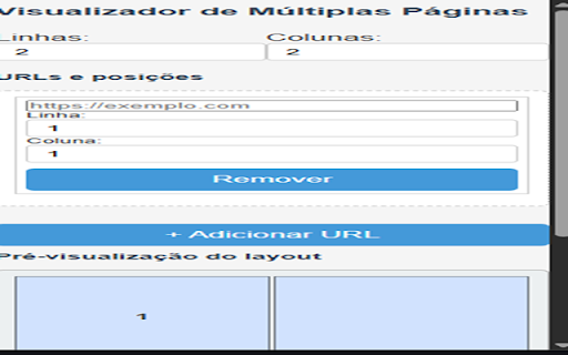 Visualizador de Múltiplas Páginas  from Chrome web store to be run with OffiDocs Chromium online