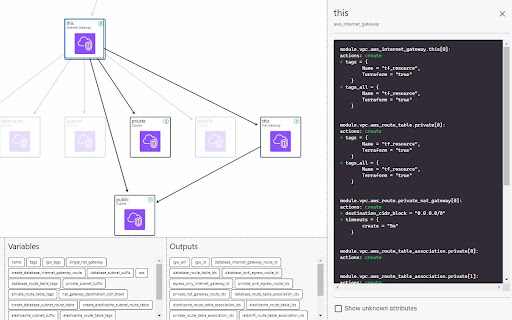 Visualize your Terraform Inkdrop  from Chrome web store to be run with OffiDocs Chromium online