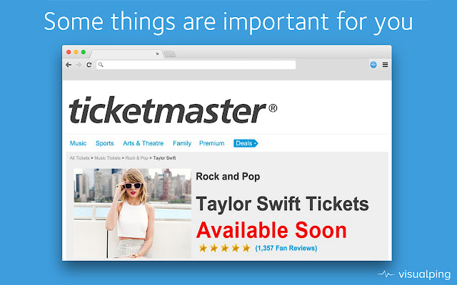 Visualping  from Chrome web store to be run with OffiDocs Chromium online