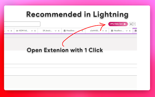 Vlocity CPQ Random Data Generator  from Chrome web store to be run with OffiDocs Chromium online