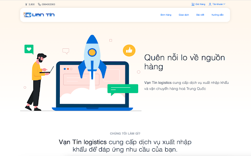 VẠN TÍN Công Cụ Đặt Hàng  from Chrome web store to be run with OffiDocs Chromium online