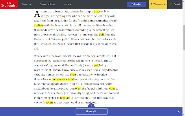 Vocabulary Highlighter  from Chrome web store to be run with OffiDocs Chromium online