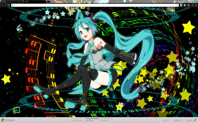 Vocaloid Hatsune Miku theme 1680*1050  from Chrome web store to be run with OffiDocs Chromium online