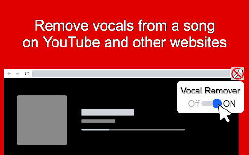 Vocal Remover  from Chrome web store to be run with OffiDocs Chromium online