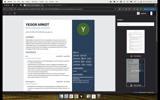 Vocatio  from Chrome web store to be run with OffiDocs Chromium online