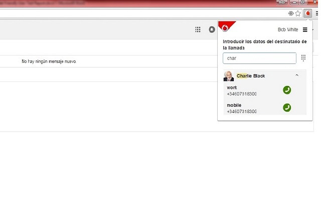 Vodafone Chrome Extension  from Chrome web store to be run with OffiDocs Chromium online
