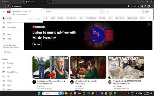 Voice Controlled Yt  from Chrome web store to be run with OffiDocs Chromium online