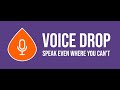 Voice Drop  from Chrome web store to be run with OffiDocs Chromium online
