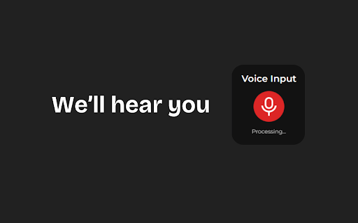 VoiceGPT  from Chrome web store to be run with OffiDocs Chromium online