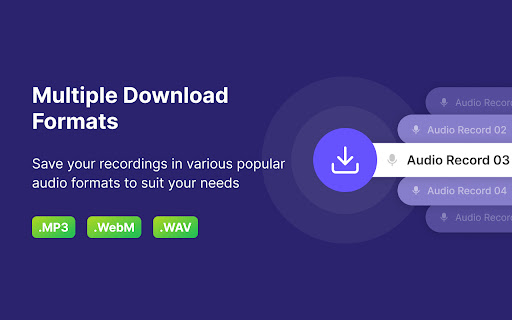 Voice Recorder (with AI Noise Cancellation)  from Chrome web store to be run with OffiDocs Chromium online