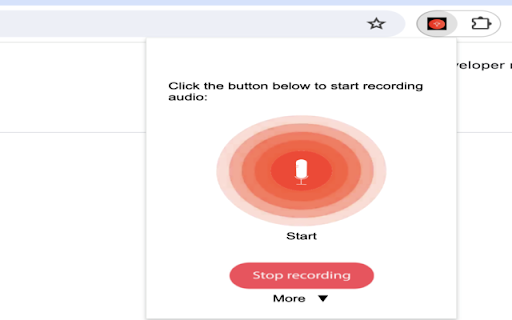 Voice to Action : UI Controller  from Chrome web store to be run with OffiDocs Chromium online