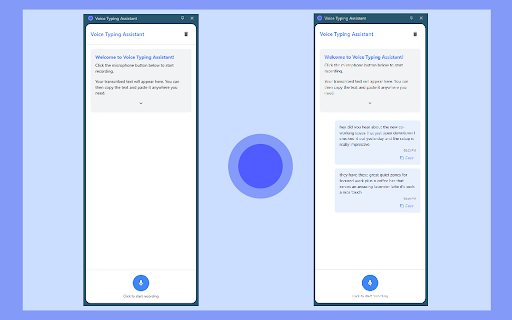 Voice Typing Assistant  from Chrome web store to be run with OffiDocs Chromium online