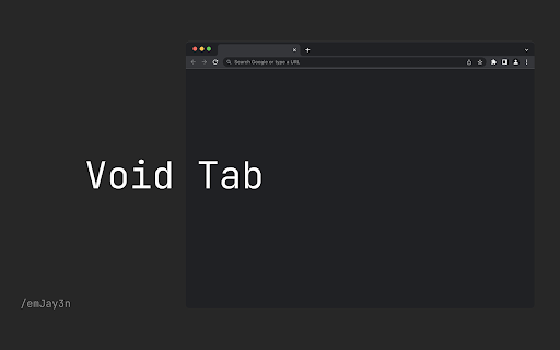 VoidTab  from Chrome web store to be run with OffiDocs Chromium online
