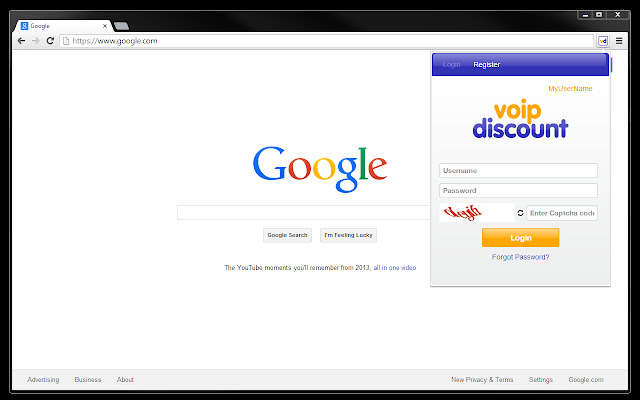 VoipDiscount Extension  from Chrome web store to be run with OffiDocs Chromium online