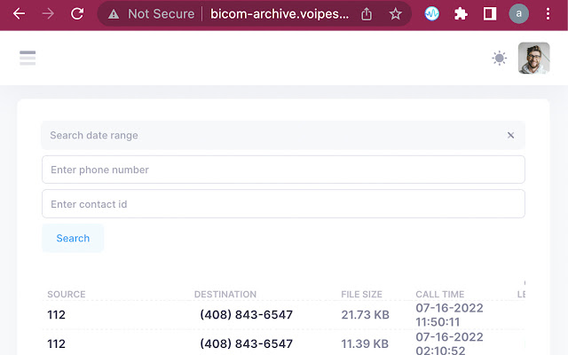 VoIP Essential Recordings  from Chrome web store to be run with OffiDocs Chromium online