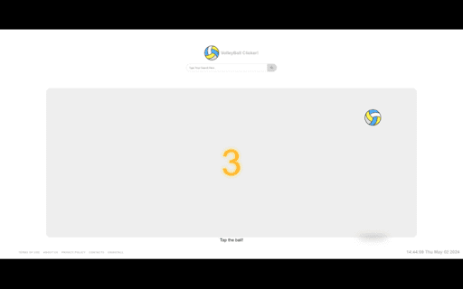 Volleyball Clicker  from Chrome web store to be run with OffiDocs Chromium online