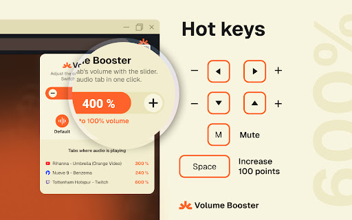 Volume Booster — Enhance sound from Chrome web store to be run with OffiDocs Chromium online Volume Booster — Enhance sound from Chrome web store to be run with OffiDocs Chromium online