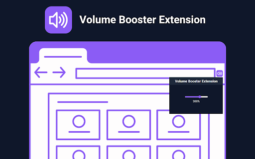 Volume Booster Extension  from Chrome web store to be run with OffiDocs Chromium online