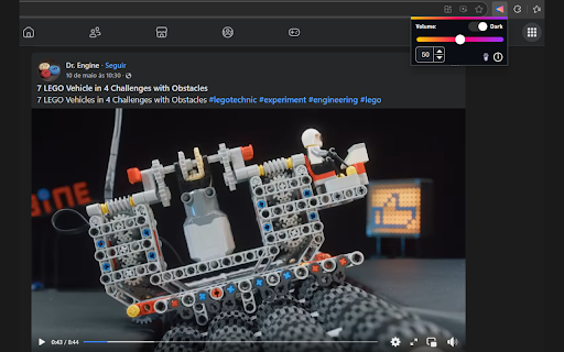 Volume Control for Reels  from Chrome web store to be run with OffiDocs Chromium online