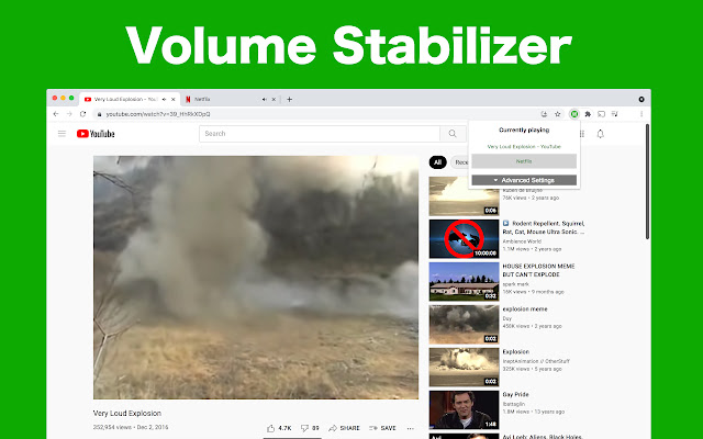 Volume Stabilizer  from Chrome web store to be run with OffiDocs Chromium online