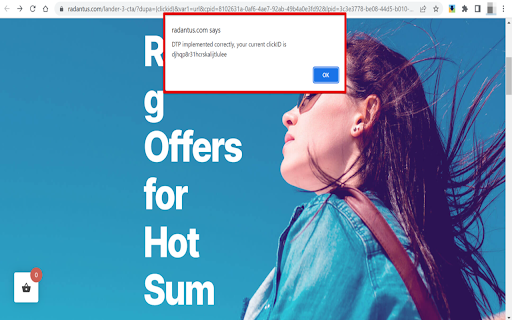 Voluum DTP verify  from Chrome web store to be run with OffiDocs Chromium online