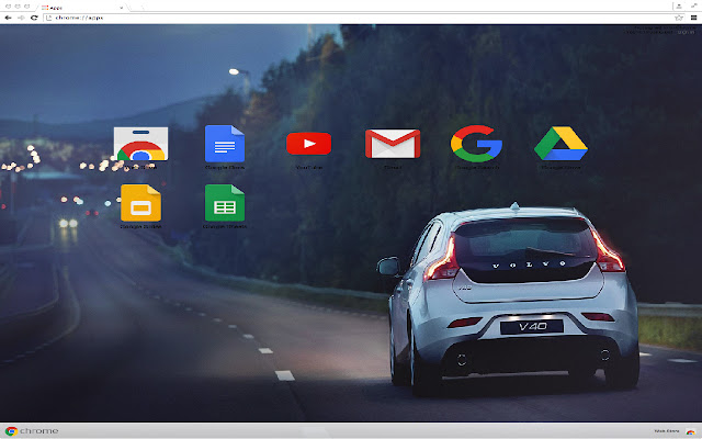 Volvo V40 Theme  from Chrome web store to be run with OffiDocs Chromium online