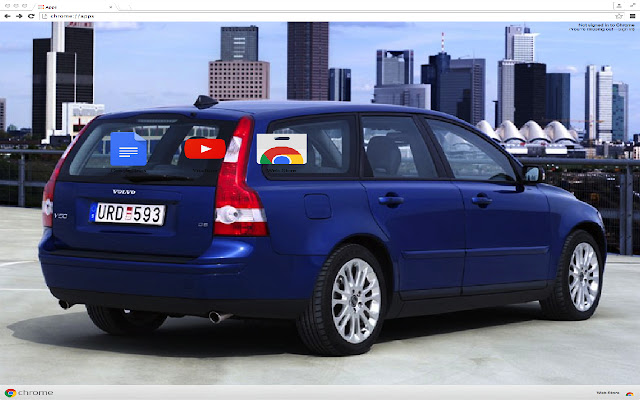 Volvo V50 Theme  from Chrome web store to be run with OffiDocs Chromium online