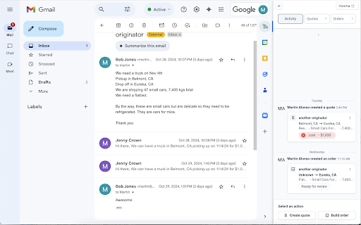 Vooma  from Chrome web store to be run with OffiDocs Chromium online
