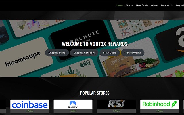 VORT3X Rewards  from Chrome web store to be run with OffiDocs Chromium online