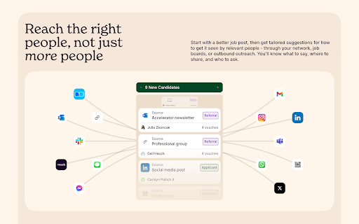 vouch.careers extension  from Chrome web store to be run with OffiDocs Chromium online