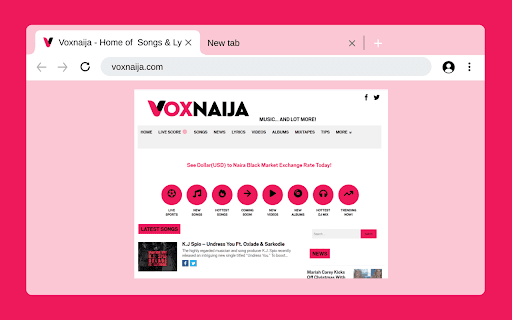 Voxnaija  from Chrome web store to be run with OffiDocs Chromium online