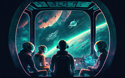 Voyage Through the Cosmos  from Chrome web store to be run with OffiDocs Chromium online
