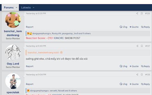Voz_ReactScore  from Chrome web store to be run with OffiDocs Chromium online