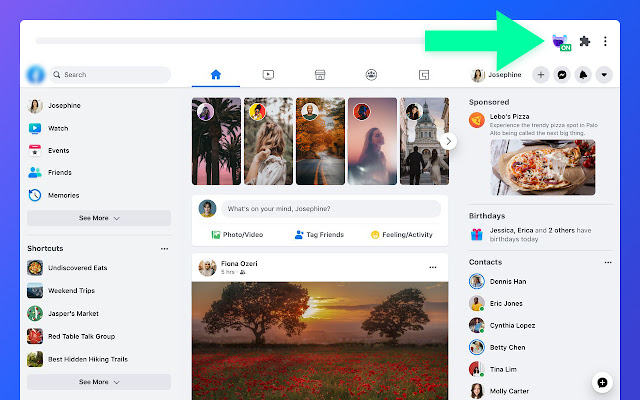 VPN Unblocker for Facebook  from Chrome web store to be run with OffiDocs Chromium online