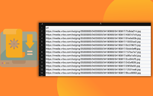 Vrbo Image Downloader  from Chrome web store to be run with OffiDocs Chromium online