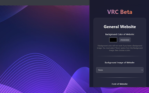 VRC  from Chrome web store to be run with OffiDocs Chromium online